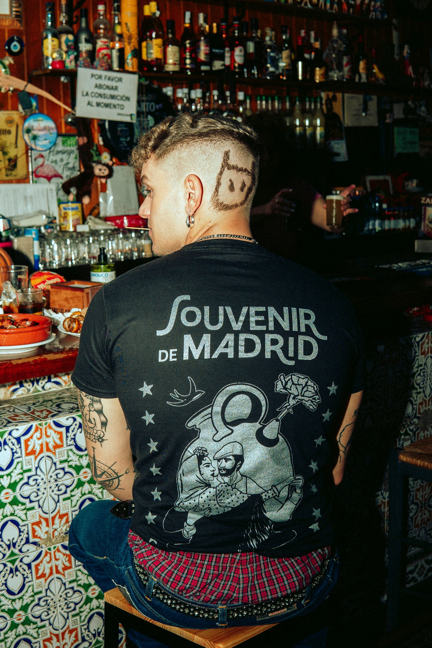 Martin Souvenir de Madrid Negra Camiseta