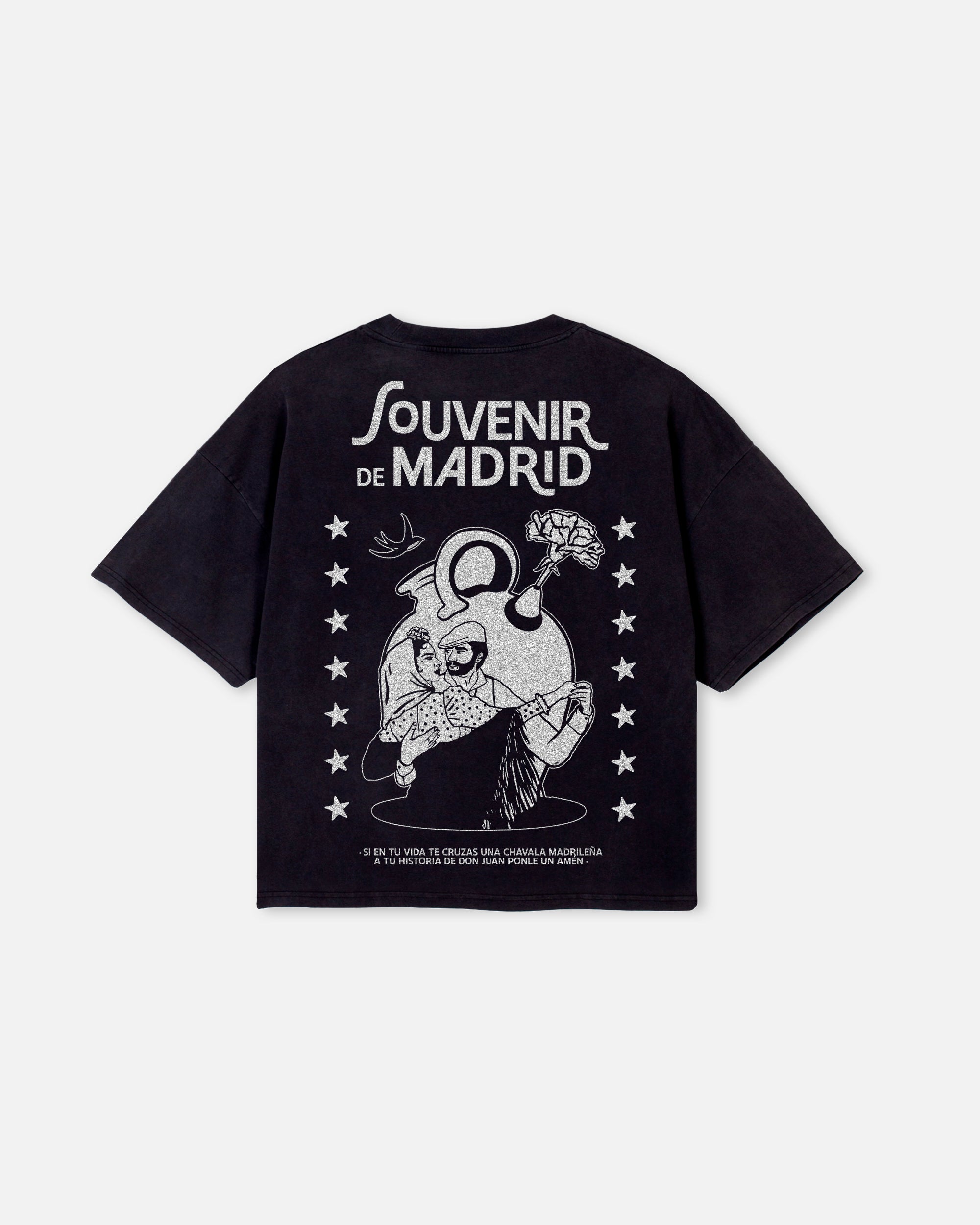 Souvenir Tee Black + Pin