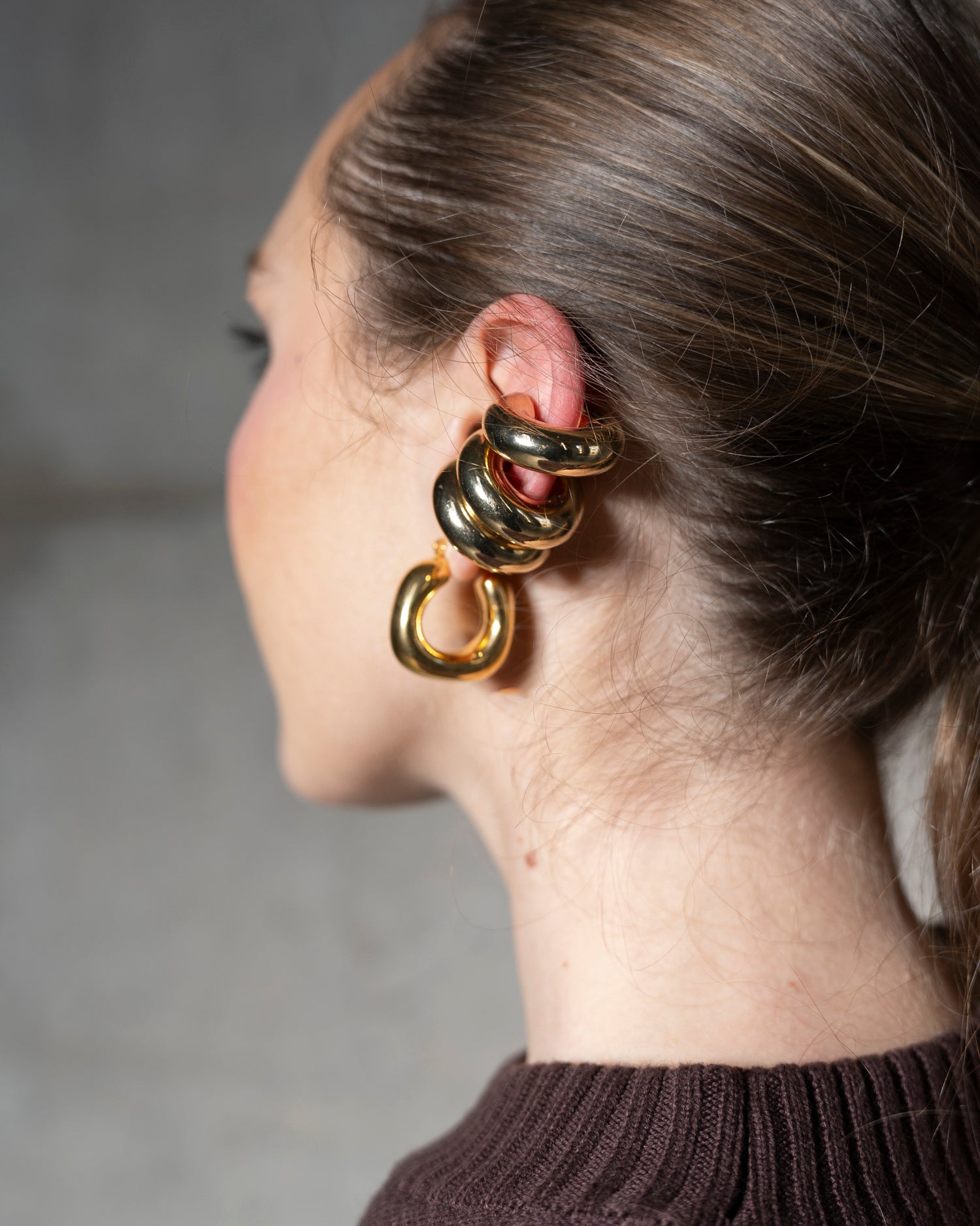 Boucles d'oreilles imposantes