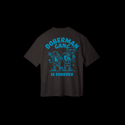 Camiseta Tee Negra Doberman Madrid Doberman Gang Vol.III
