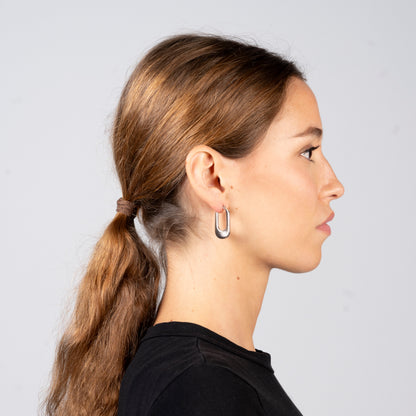 Pendientes Color plateado Tipo Classic Acero Inoxidable